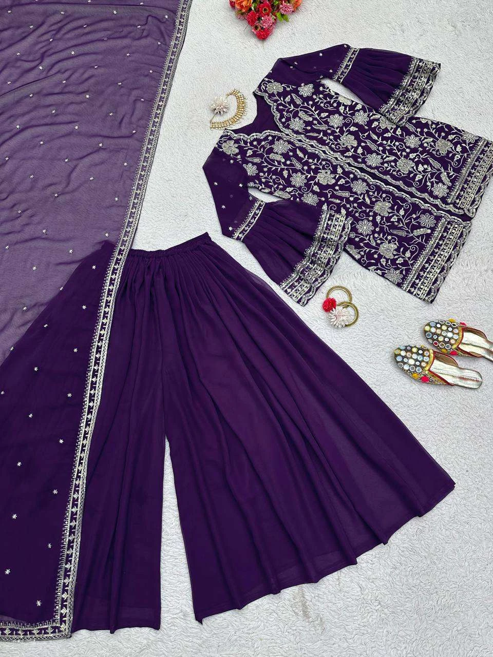 Vardan Ethnic Kd 1470 Faux Georgette Wholesale Pakistani Readymade Party Wear Salwar Suit Catalog — Wholesale Salwar Suits, MPA wholesale from Surat - Gallery Image 8